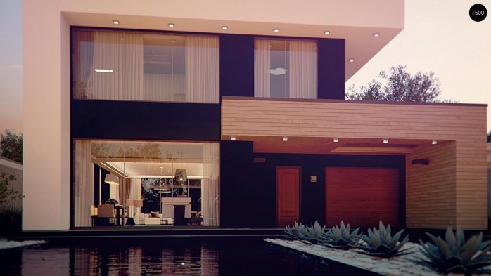 Проєкт будинку Ux123 - Двоповерхові дома в Україні