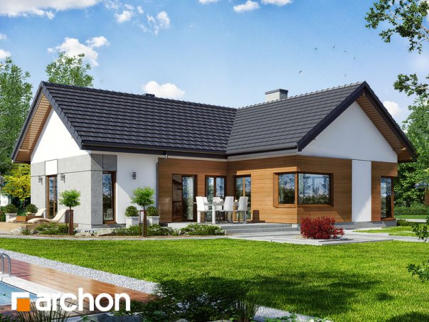 Проєкт будинку Будинок в галах - Одноповерхові дома в Україні