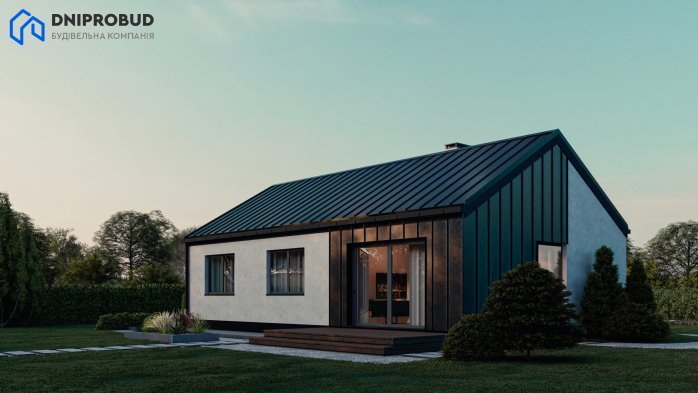 Проєкт будинку DB 32 - Одноповерхові дома в Україні
