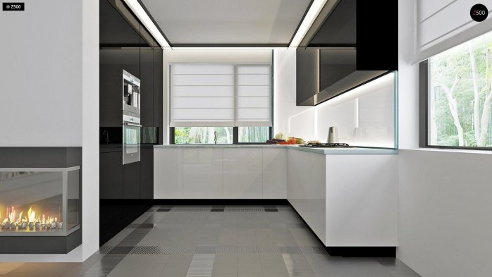 Проект дома U273 - 9 Одноэтажные дома в Украине