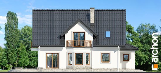 Проєкт будинку Будинок в очанці вep. 2 вер.2 - З мансардним поверхом дома в Україні