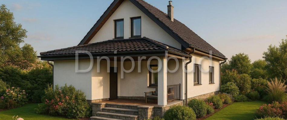 Мансардний будинок у с. Щербанівка