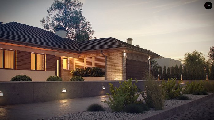 Проєкт будинку U301 - Одноповерхові дома в Україні