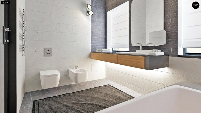 Проєкт будинку Ux63 B - Двоповерхові дома в Україні