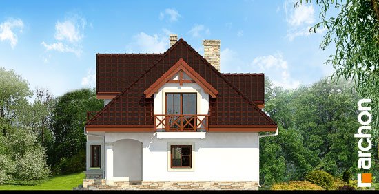 Проект дома Дом в майоране (П) вер.2 - 4 С мансардным этажом дома в Украине