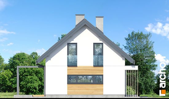 Проєкт будинку Будинок в брусниці (ГН) - З мансардним поверхом дома в Україні