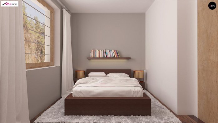 Проект дома U244 - 9 С мансардным этажом дома в Украине