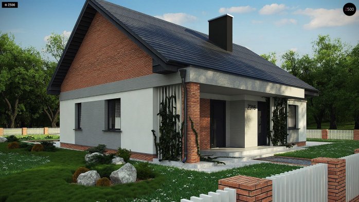 Проєкт будинку U316 - Одноповерхові дома в Україні