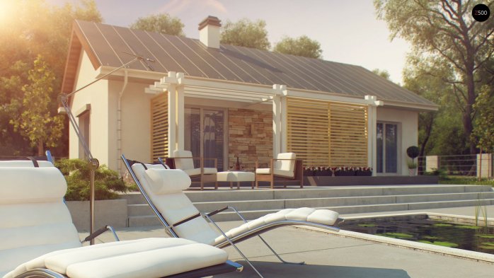 Проєкт будинку U309 - Одноповерхові дома в Україні