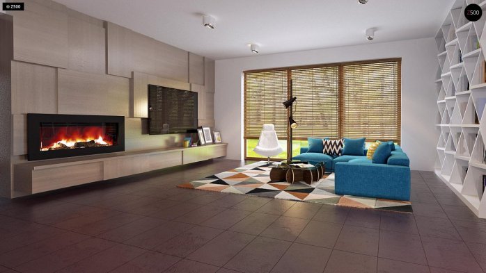 Проєкт будинку Ux106 - Одноповерхові дома в Україні