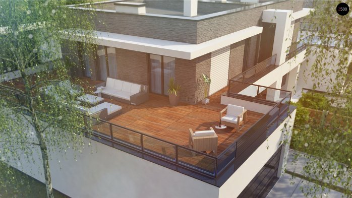 Проєкт будинку Ub16 - Двоповерхові дома в Україні