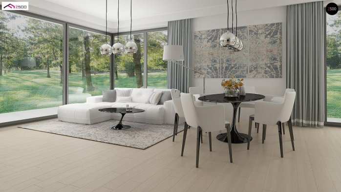 Проєкт будинку U390 - Одноповерхові дома в Україні