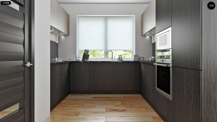 Проект дома U89 - 8 С мансардным этажом дома в Украине