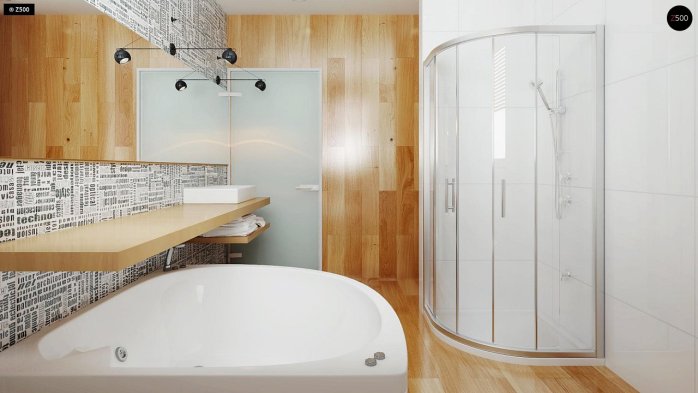 Проєкт будинку Ux114 - Двоповерхові дома в Україні