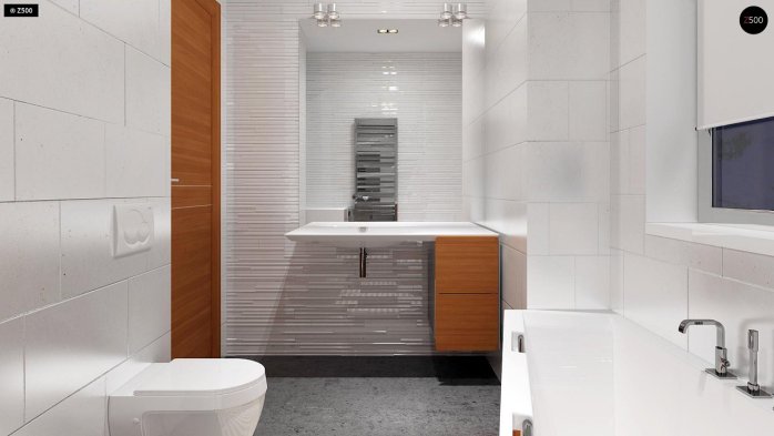 Проект дома U297 GF - 21 Двухэтажные дома в Украине