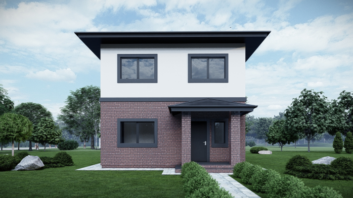 Проект дома DBT 589 - 5 Двухэтажные дома в Украине