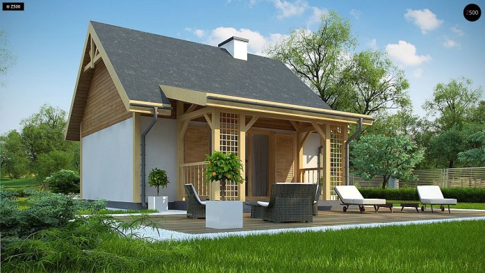 Проект дома U352 - 6 Одноэтажные дома в Украине