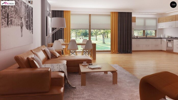 Проєкт будинку U287 GL2 - Одноповерхові дома в Україні