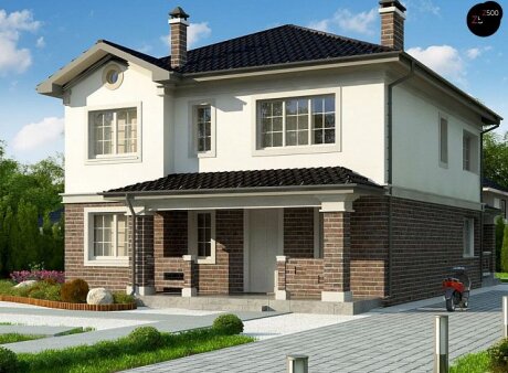 Проєкт будинку Uu2 L bg pk