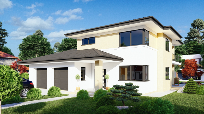 Проект дома DBT 427 - 1 Двухэтажные дома в Украине
