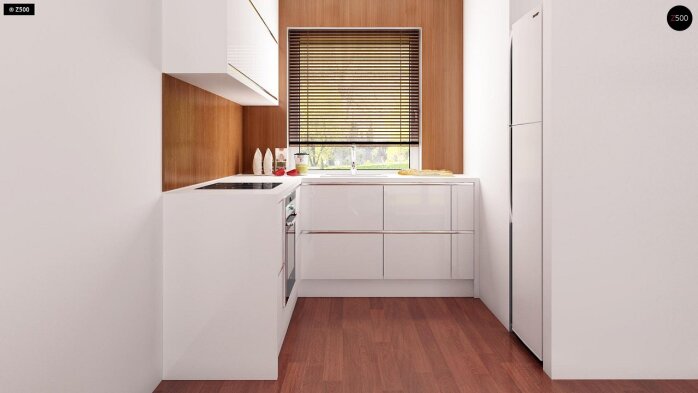 Проект дома U32 - 8 С мансардным этажом дома в Украине