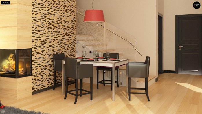 Проєкт будинку Ux24 - Двоповерхові дома в Україні