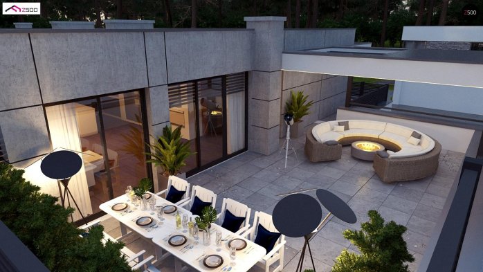 Проєкт будинку Ub22 - Двоповерхові дома в Україні