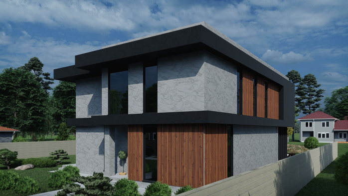 Проєкт будинку DBT 430 - Двоповерхові дома в Україні