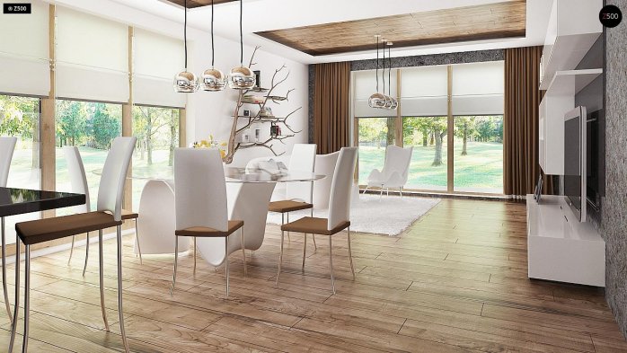 Проєкт будинку U67 - З мансардним поверхом дома в Україні