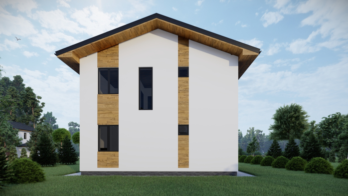 Проєкт будинку DBT 486 - Двоповерхові дома в Україні