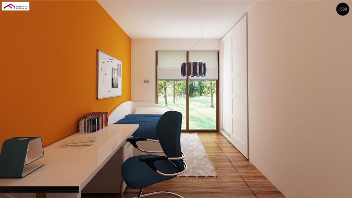 Проект дома U308 - 17 Одноэтажные дома в Украине