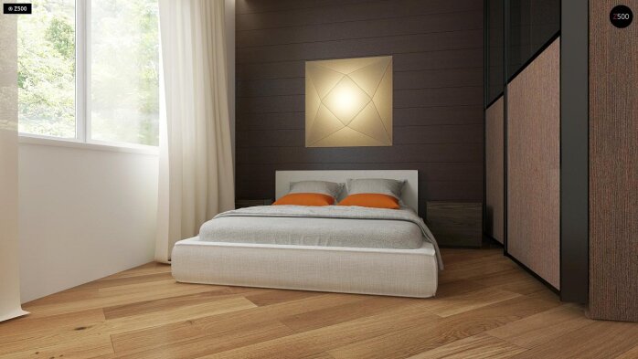 Проєкт будинку U35 BG - З мансардним поверхом дома в Україні