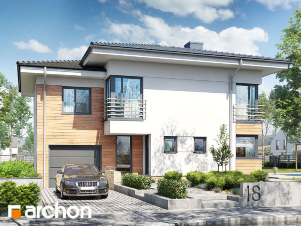 Проєкт будинку Будинок в мирті 5 - Двоповерхові дома в Україні