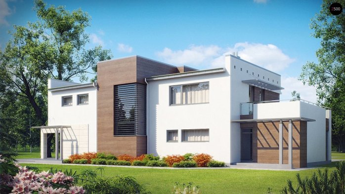 Проєкт будинку Ux15 GL2 P - Двоповерхові дома в Україні