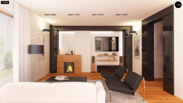 Проєкт будинку U219 - З мансардним поверхом дома в Україні