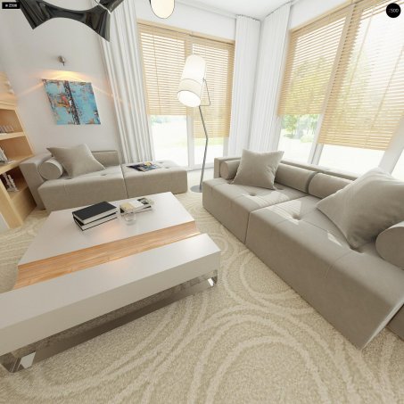 Проєкт будинку Ux114 - Двоповерхові дома в Україні