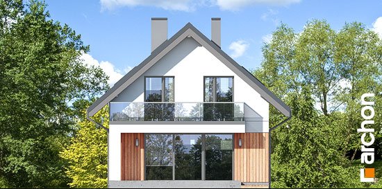 Проєкт будинку Будинок в сон-траві 4 - З мансардним поверхом дома в Україні