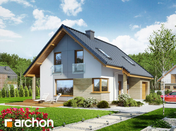 Проєкт будинку Будинок в журавках (П)