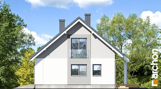 Проект дома Дом в хризантемах (А) - 4 С мансардным этажом дома в Украине