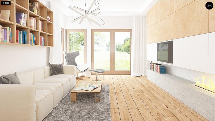 Проєкт будинку U96 tz - Одноповерхові дома в Україні