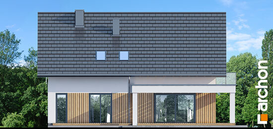 Проєкт будинку Будинок в нефрісах (Г2) - З мансардним поверхом дома в Україні