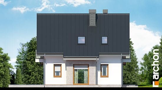 Проєкт будинку Будинок в рододендронах 4 (H) - З мансардним поверхом дома в Україні