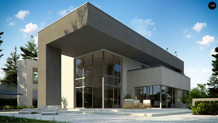 Проєкт будинку Ux127 - Двоповерхові дома в Україні