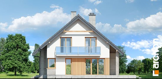 Проект дома Дом в аурорах 5 - 4 С мансардным этажом дома в Украине