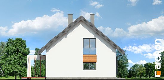 Проєкт будинку Будинок в діцентрах - З мансардним поверхом дома в Україні