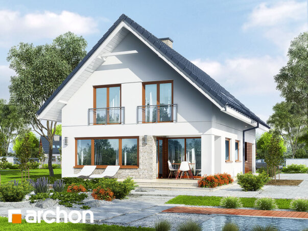 Проект дома Дом в купене (Г2) - 2 С мансардным этажом дома в Украине