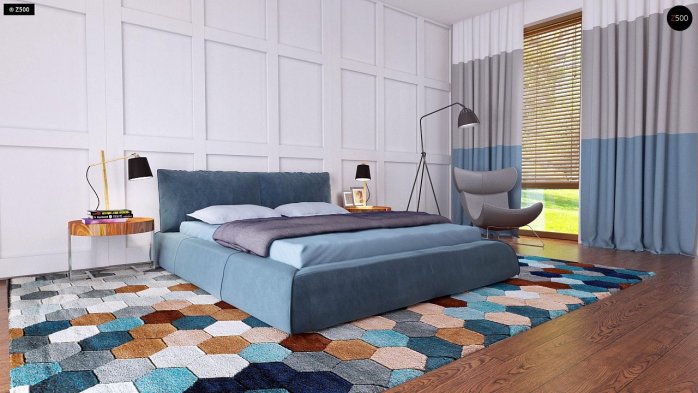 Проєкт будинку Ux106 - Одноповерхові дома в Україні