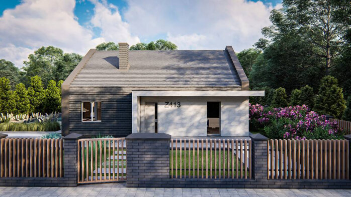 Проєкт будинку U413 - Одноповерхові дома в Україні