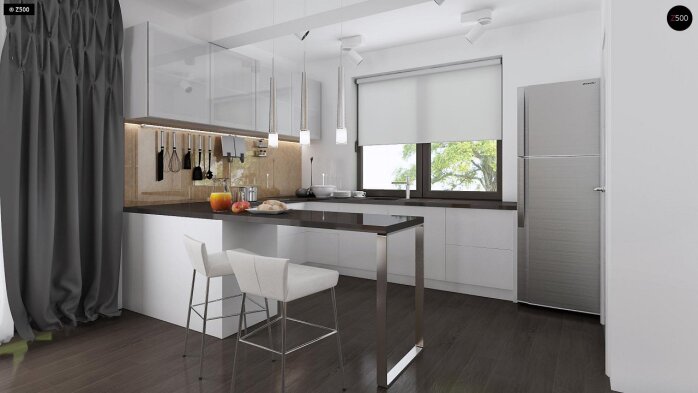 Проєкт будинку U203 - Одноповерхові дома в Україні