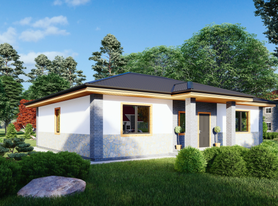 Проект дома без гаража DBT 403